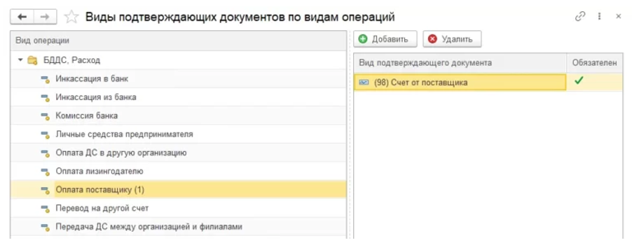 Подтверждающие документы в 1С Управление холдингом (УХ) Подтверждающие документы в 1С Управление холдингом (УХ)